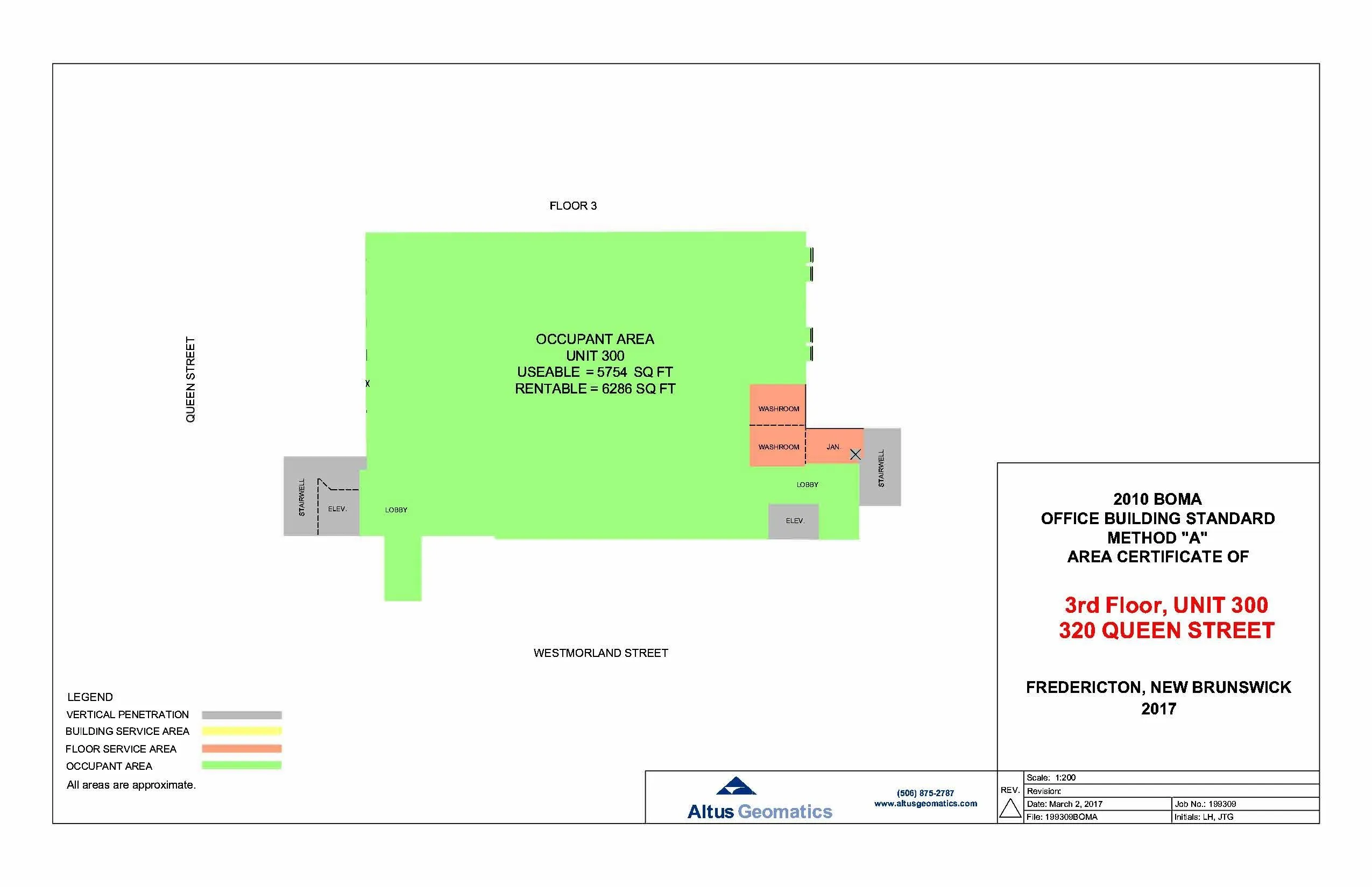 Floor Plan for Office Space on Lease, 320 Queen Street Third Floor, downtown Fredericton, New Brunswick Floor Plan for office space on lease on Third Floor of 320 Queen Street, downtown Fredericton, New Brunswick
